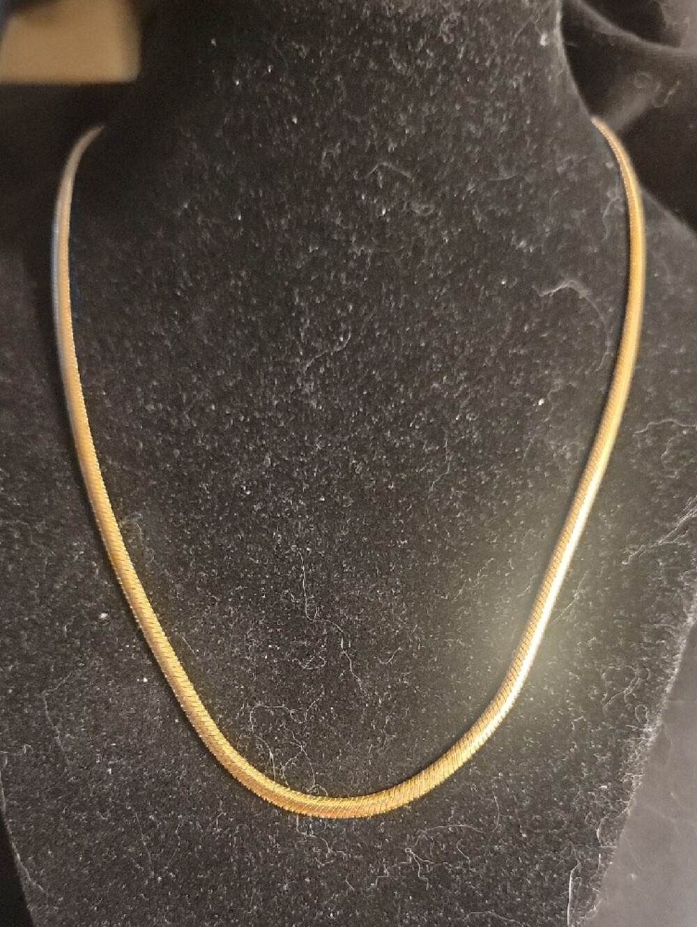 14k Herringbone Necklace - Elegant Women's Jewelry - Picture 2 of 2